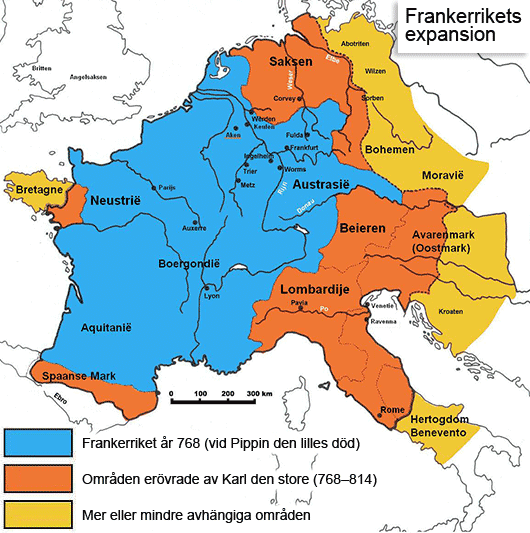Karl Den Store Och Frankerrikets Storhetstid | Historia | SO-rummet