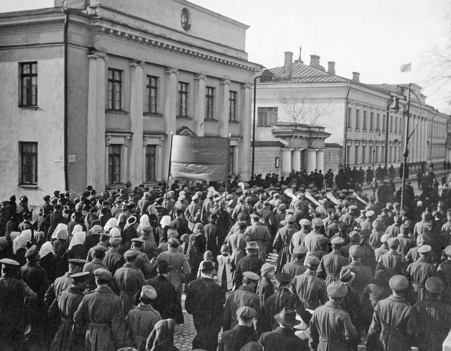 Demonstration i Helsingfors 1917