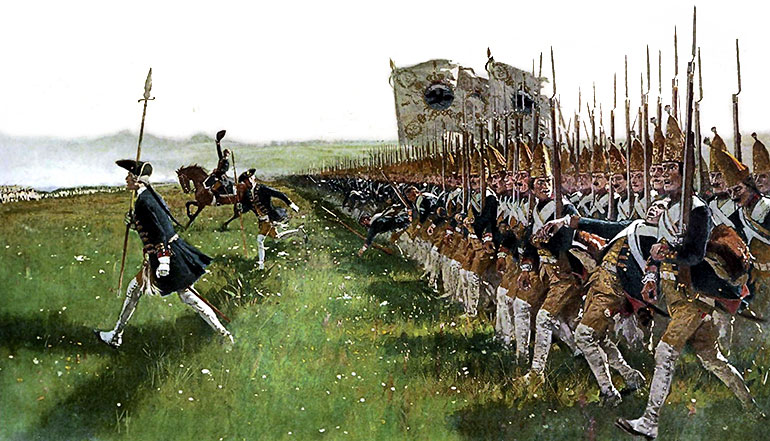 Preussiskt linjeinfanteri 1700-tal